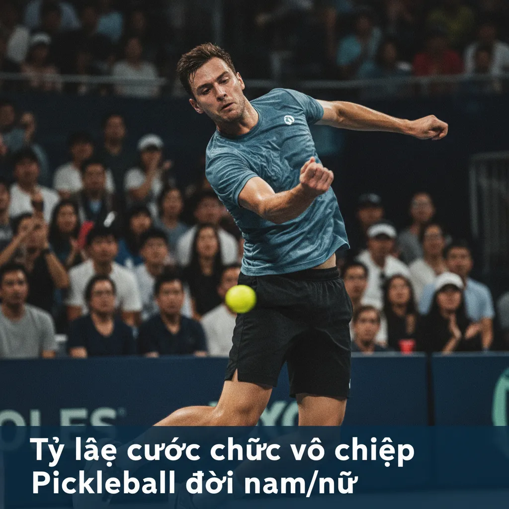 Một pha xử lý bóng gần lưới trong trận đấu Pickleball