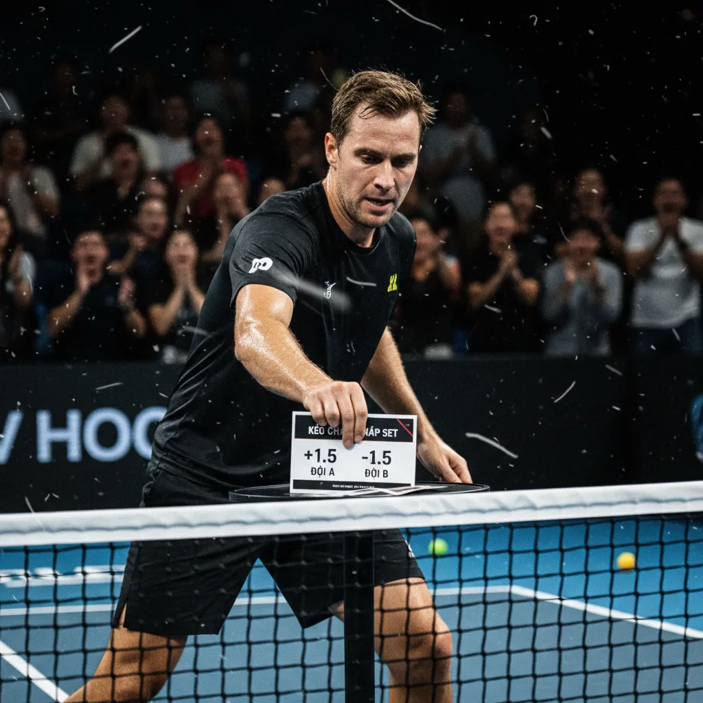 Vận động viên thi đấu Pickleball