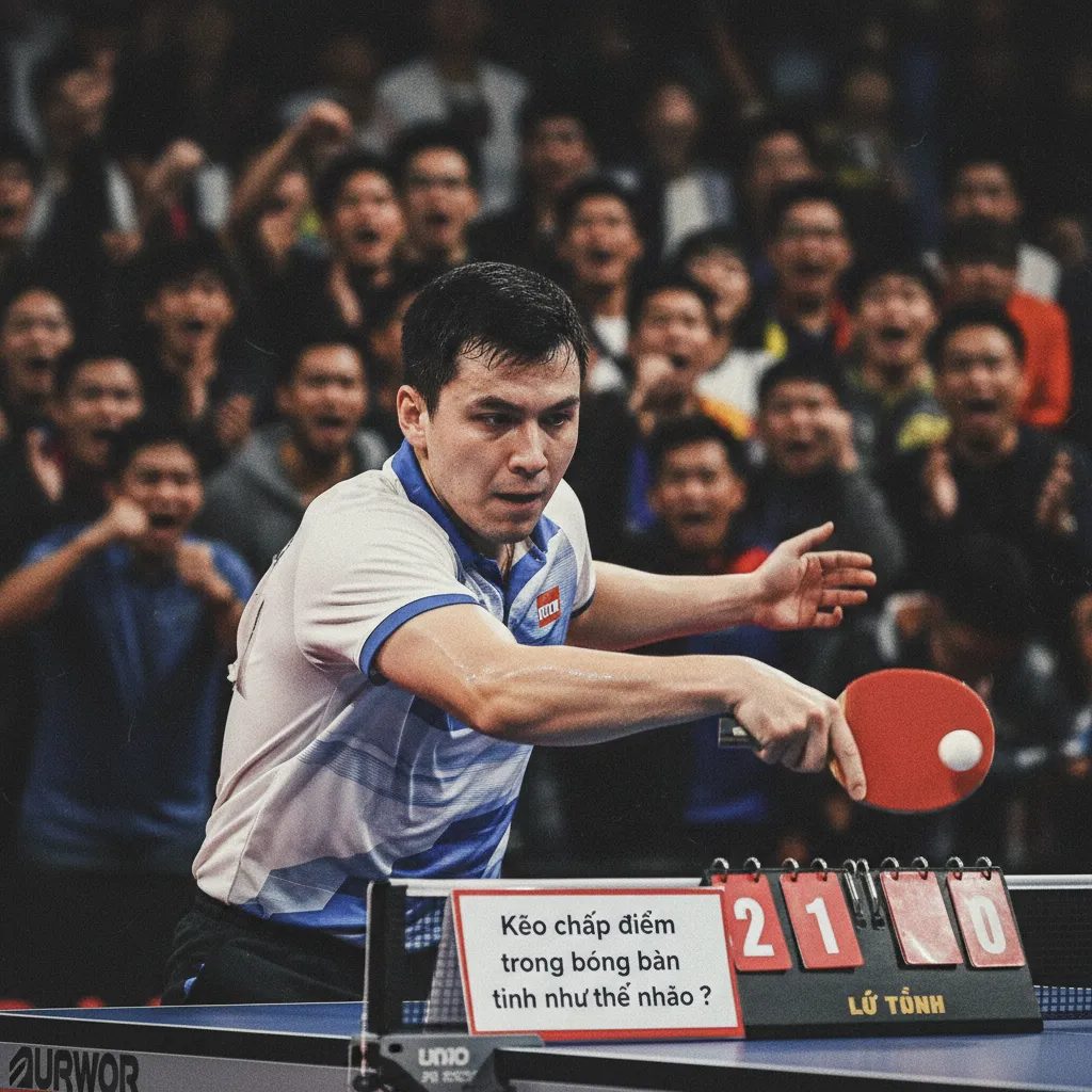 Ví dụ cách tính kèo chấp điểm trận đấu của Ma Long